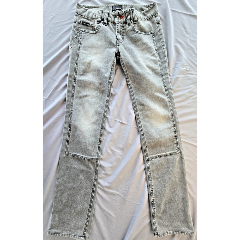 Calvin Klein Jeans Vintage 90'S Women's Sz 30 Medium Wash Gray Y2K Whimsy Goth